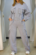 Moda Cargo Pant Set - Grey (T1)