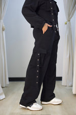 Moda Cargo Pant Set - Black (T1)