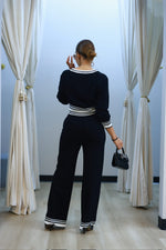 Carmon Pant Set - Black (T10)