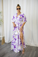 Nikki Maxi Dress - Purple (T210)