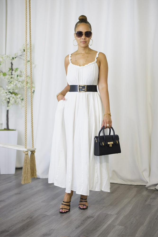 Audrey White Dress (T000)